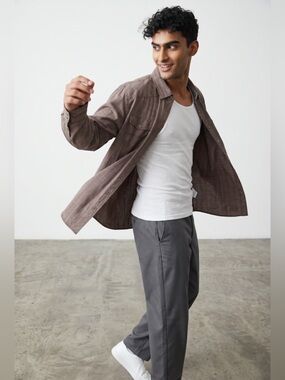 Ecoths by Aventura 100% Organic Cotton, snap down shirt. Size XXL GUC